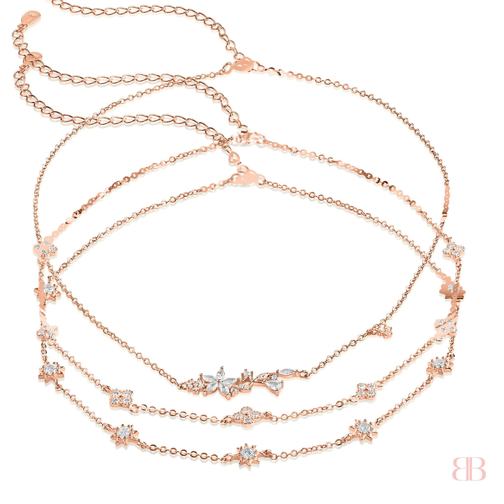 Layered Clementine Choker Necklace 