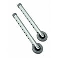 thumbnail image 1 of Lumex Roues de Déambulateur Fixes 3 Pouces - Accessoires de Remplacement pour Rollator, Roue en Caoutchouc Design Universel avec 8 Trous de Réglage, 1 Paire, 603630A, 1 of 4