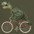 thumbnail image 3 of CafePress - Cycling Tyrannosaurus Rex Dark T Shirt - Men's Classic Graphic Cotton T-Shirt, 3 of 4
