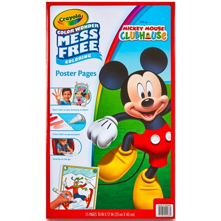 Crayola Color Wonder, Disney Mickey Mouse Clubhouse, 15 Poster Pages ...