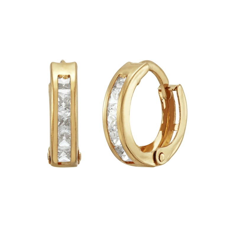 Free Shipping! Brilliance Fine Jewelry Cubic Zirconia Huggie Free Shipping! Brilliance Fine Jewelry Cubic Zirconia Huggie
