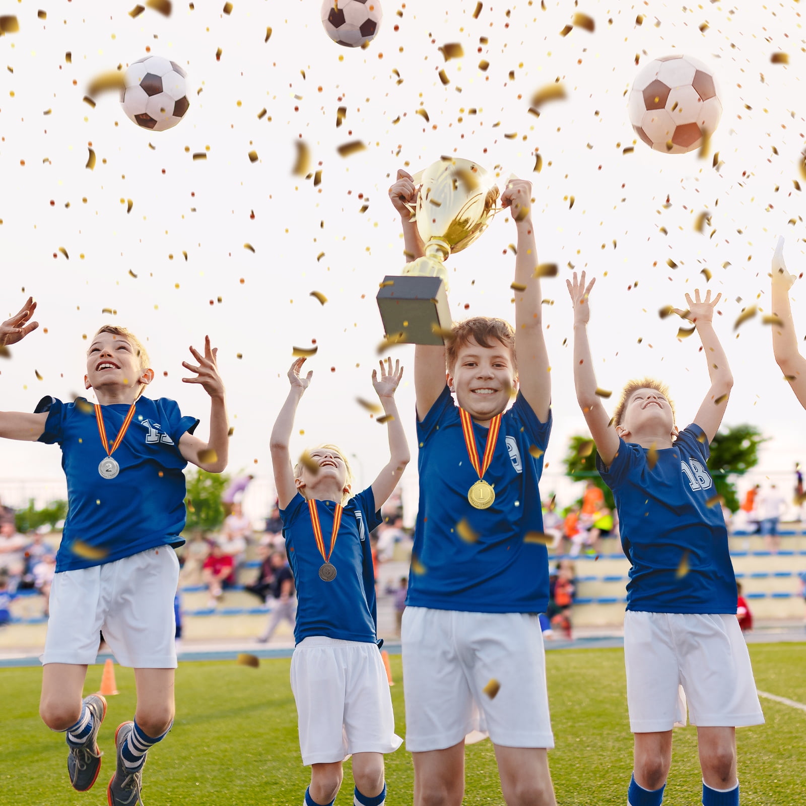Uxcell 2 Inch Silver Award Medals Metal Winner Medals with Neck Ribbon for Sports Competitions Party Favors 18 Pieces
