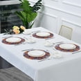 thumbnail image 7 of GZHJMY Mexican Ceramic Tile Pattern Round Placemats for Dining Table Washable Placemats Non-Slip Heat Resistant Kitchen Table Mats Set of 4, 7 of 7