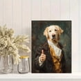 thumbnail image 2 of Thumbs Up Cartoon Dog Canvas Print, Funny Pet Lover Decor For Home Kitchen Cafe Hotel Office Wall Art, 2 of 8