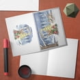 thumbnail image 4 of Merry Christmas Yorkshire Terrier Snowy Winter with Gifts Tree Decorations 7x5in Folded Greeting Card Yorkie Dog Lover Gifts Single Note Card with Envelope - 12020, 4 of 5