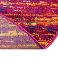 thumbnail image 7 of Unique Loom Calypso Collection Area Rug - Mento (5' 3" Round Pink/Navy Blue), 7 of 7