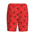 thumbnail image 4 of Picia Red Ladybugs On White Dotted Pajama Shorts for Men, Men's Pajama Bottoms, Sleepwear,Short Pajama Pants-XX-Large, 4 of 9