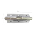 thumbnail image 2 of FixtureDisplays® 2PK Charnière à Ressort en Métal pour Meubles, Charnières d'Angle à Ressort Auto-Fermantes 60 x 25mm 18222-2PK, 2 of 2