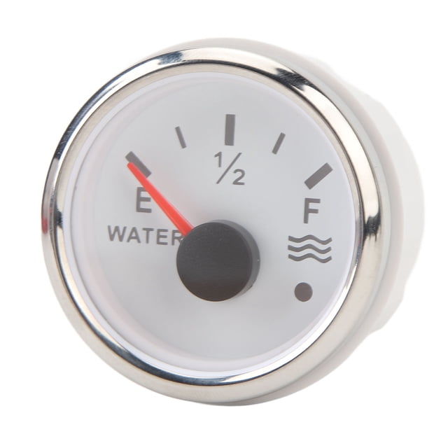 Jauge de Niveau d'Eau 52MM Rétroéclairage Coloré pour Yacht Bateau RV Acier Inoxydable ABS DC9 à 32V