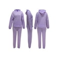 thumbnail image 4 of Yuemengxuan Women Fashionable Clothes Set, Solid Color Pullover and Elastic Waist Pants, 4 of 5