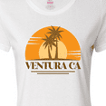 thumbnail image 4 of Inktastic Ventura California Retro Sunset Women's T-Shirt, 4 of 5