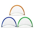 thumbnail image 2 of Meileang Outdoor Movable Soccer Goal Net Enhance Accuracy & Skills Improve Wear-Resistant Foldable Football Shot Mesh Free Kick Practice Football Target Net Goal Training Equipment for Kids Teens, 2 of 7