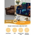 thumbnail image 5 of Cartoon Tractor Couch Cover for Dogs, Cute Beep Car Digger Shovel Truck Navy Blue Washable Sofa Covers Slipcover for Pets Dogs Futon Cover, Couch Recliner Covers, Oversized Chair Slipcover 71"x91", 5 of 9