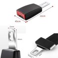 thumbnail image 5 of 2x Car Safety Seat Belt Extender Extension Buckle Lock Clip Adjutable, 5 of 5