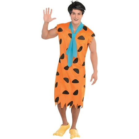 Fred Flintstone Halloween Costume for Men, Standard, with Accessories