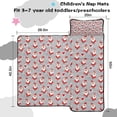 thumbnail image 5 of Gray Christmas Santa Pattern Toddler Nap Mats for Kids Preschool,50"x20" Sleeping Mat Bag or Kids,Toddler Sleeping Bag,Toddler Nap Mat or Daycare, 5 of 6