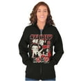 thumbnail image 4 of Kanji Betty Boop Hashtag Flirty XOXO Zip Hoodie Sweatshirt Women Brisco Brands S, 4 of 5