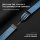 thumbnail image 2 of Correa de reloj de 20 mm para Samsung Galaxy Watch 5/5 Pro/4/4 Classic (negro azul) Likrtyny Para estrenar, 2 of 5