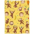thumbnail image 5 of Curious George Blanket Soft Bed Sofa Throw Cozy Lightweight Birthday Gift 60"*80", 5 of 7