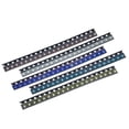thumbnail image 4 of 100 Pcs 5 Values 0805 SMD LED light Red White Green Blue Yellow Assortment Kit, 4 of 8