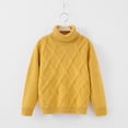 thumbnail image 5 of Hfolob Kids Boys Sweater Sweaters Knit Cable Turtleneck Pullover Soft Warm High Collar Children's Sweater Fall Winter Clothes, 5 of 6