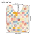 thumbnail image 5 of Yayeee Bath Rug for Bathroom Floor Non Slip Contour Fluffy Soft Absorbent Mat, 20"x24", Pink Floral, 5 of 7