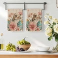 thumbnail image 3 of Easter Bunny Kitchen Towels Set of 3, Eggs Vintage Pink Daisy Spring Floral Butterfly Absorbent Dish Towels for Kitchen, Microfiber Hand Towel, Quick Drying Tea Towel for Cleaning Dishcloths, 3 of 7