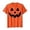 Orange, variant on Big and Tall Halloween Tshirt for Men Halloween Pumpkin Print Tee for Seasonal Festivities and Comfort Men’s Short Sleeve Shirt Orange XXL