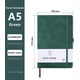 thumbnail image 2 of A5 Notebook, Notebook A5 Note Book Note Pad Journal Notebook A5 Notepad PU Leather Notebook Note Taking 200 Pages (100 Sheets)- Green, 2 of 4