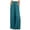 Blue, variant on Yuyuzo Womens Wide Leg Pants Solid Color Elastic Waist Drawstring Casual Long Pants Ladies Loose Breathable Lounge Pants