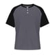 thumbnail image 2 of Ceisia Men's Slim Fit Short-Sleeve Raglan-Sleeve Henley T-Shirt Color-Blocked Spring Summer Shirt Gift, 2 of 6