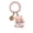 Pink, variant on Keychain Pendant Three-dimensional Cat Bell Sound Keyring Keys Bags Phone Lanyard Versatile Hanging Ornament