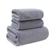 thumbnail image 2 of Set de Toallas de Terciopelo Hilado | Toallas de Algodón Suaves y Altamente Absorbentes | Secado Rápido para Spa, Gimnasio, Baño | Duraderas y Lavables a Máquina | El Set Incluye 1 Toalla de Baño, 2 of 7