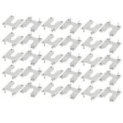 Unique Bargains Solar Photovoltaic Parts Stainless Steel Conductive Earthing Sheet Plate 30pcs