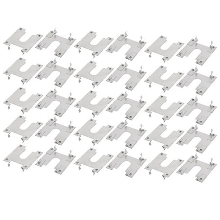 Unique Bargains Solar Photovoltaic Parts Stainless Steel Conductive Earthing Sheet Plate 30pcs