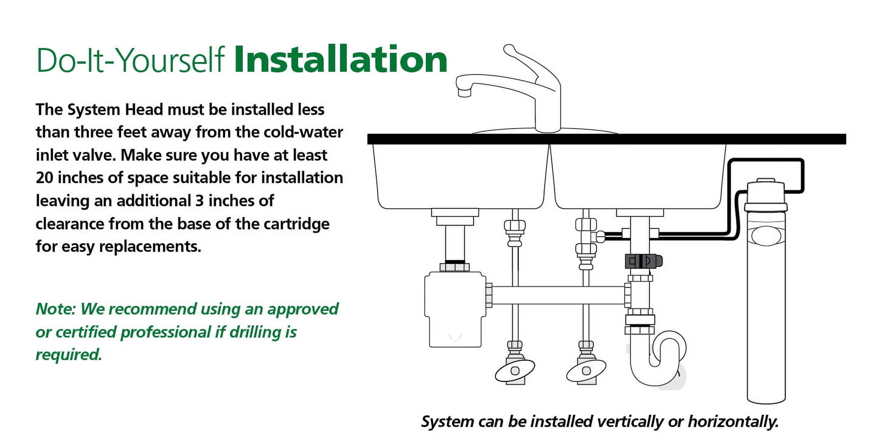 A. O. Smith Advanced Filtration Under Sink Water Filter System