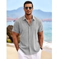 thumbnail image 2 of 1pcs shirt for men--grey, 2 of 6