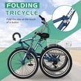 thumbnail image 3 of Lilypelle Folding Unisex Adults Tricycle, 24", 3 of 8