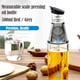 thumbnail image 5 of Aceite De 500Ml, Dispensador De Vinagre De Aceite, Botella De Vidrio Con Medidas, Dispensador De Pulverizador De Aceite Para Cocina Advancent HA042594-02, 5 of 6