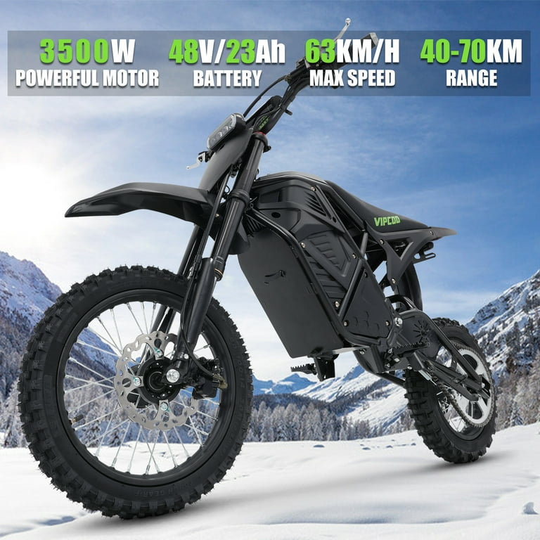 Vipcoo VP-H3 Electric Bike Midnight Racing Black Vipcoo VP-H3 Electric Bike Midnight Racing Black
