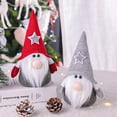 thumbnail image 4 of Gnomos de peluche de Navidad hechos a mano para el hogar, gnomo de Tomte para estatuilla de enano sueco, decoraciones de esquina de café de 8 pulgadas (rojo) oso de fresa  Juguete, 4 of 5
