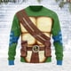 thumbnail image 2 of Suéteres de punto feos de Navidad con armadura de tortuga ninja para cosplay, regalo de Navidad, jerséis, tops para parejas, fiestas, unisex, informales, 1, 2 of 5