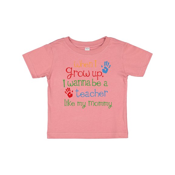 Inktastic Teacher Like Mommy Boys or Girls Baby T-Shirt