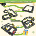 thumbnail image 4 of Magnetic Tiles Road Set, 26Pcs Large Double Sided Magnetic Blocks with Pullback Cars & Traffic Signs, Toys for Kids Ages 4-8, Creative Gifts for 3+ Years Old Boys Girls, 4 of 6