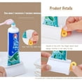 thumbnail image 5 of 3 Toothpaste Squeezer Pack | ABS toothpaste dispenser | Extra Large Tube Cylinder Squeezer | Bathroom Toothbrush Holder | Multi Purpose Rolling Tooth Saver | Storage Cleaning Tube Stand, 5 of 5