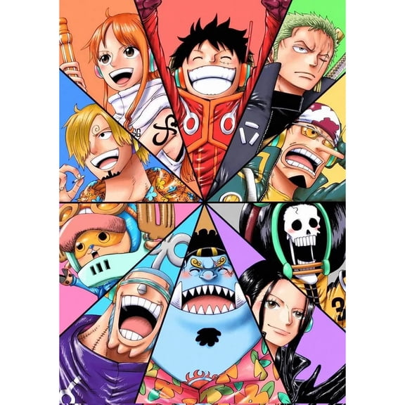 Japanese Anime Diamond Painting Set (for Adults) 5D DIY Anime Diamond Art Set (for Beginners) Round Full Diamond Diamond Painting Gem Art Crafts (Home Wall Decoration Gift)