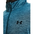 thumbnail image 4 of Under Armour Mens Armour Fleece 1/2 Zip T-Shirt Blue Note 413/Black Medium, 4 of 4