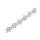 thumbnail image 4 of Aplique de cadena de diamantes de imitación, cadena de diamantes de imitación de cintura práctica, brillante, deslumbrante, hermosa, para decoración de prendas de vestir, regalos, seis flores, 4 of 12