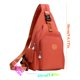 thumbnail image 2 of Bolsa de pecho casual multifuncional grande, de tela Oxford, naranja, 2 of 6