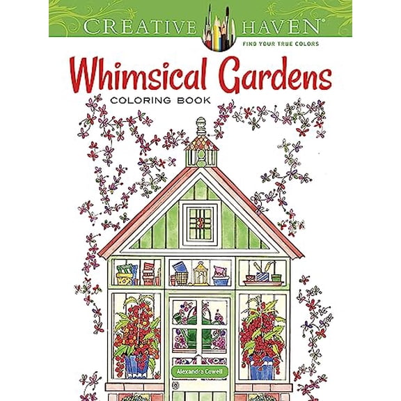 Pre-Owned Creative Haven Whimsical Gardens Coloring Book (Paperback) 0486796752 9780486796758